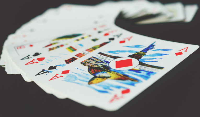 cards spread on a table